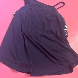 SO Women's Dark Blue Strappy Tank Top